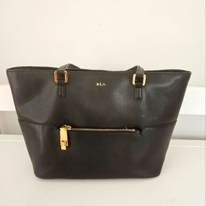 Ralph Lauren Leather Satchel Purse